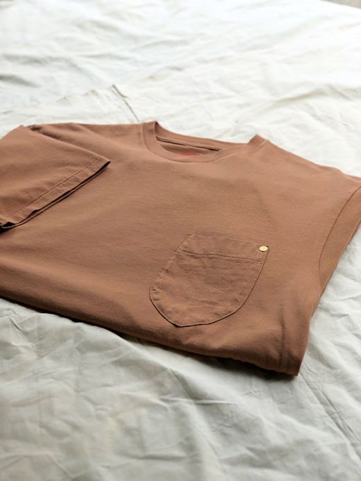 ANACHRONORM NM-TS01R / STANDARD CREW NECK S/S T-S / BROWN GRAY