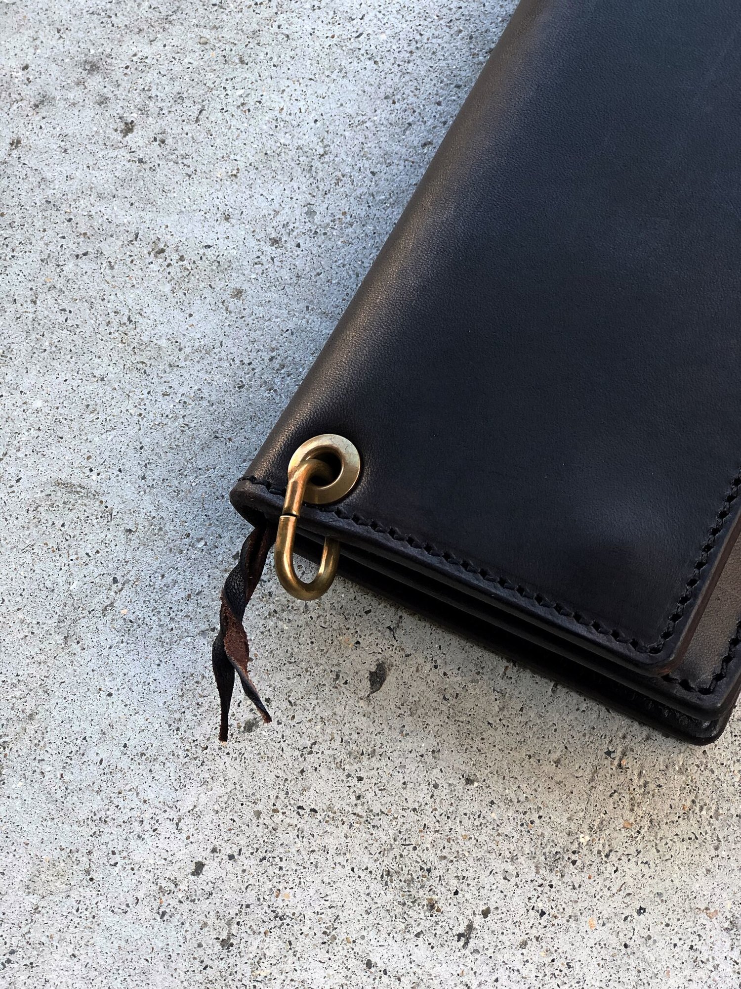 j.o.b leather products RUDE(LIGHT) L / BLACK | FLATBUSH