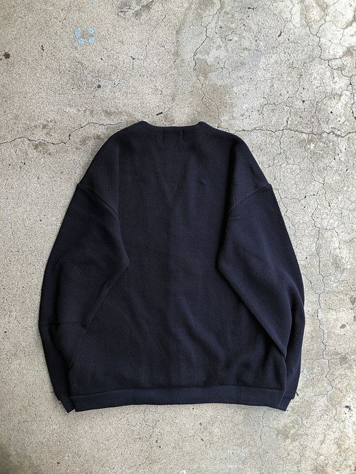 Spinner Bait 212LK / ローゲージストレッチカノコWフェイスカーディガン / ネイビー