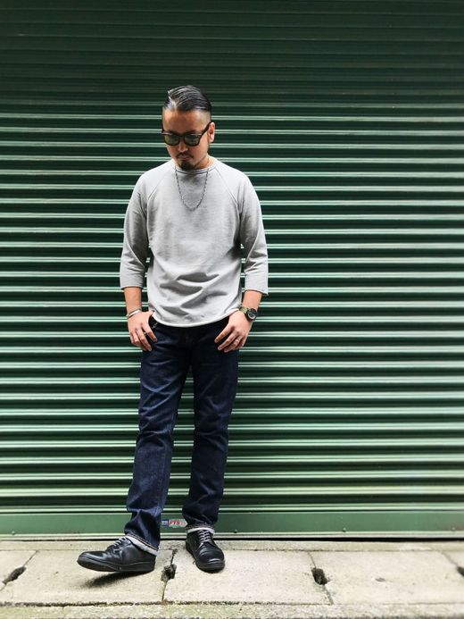 ANACHRONORM Rinsed Denim Slim Jeans / indigo