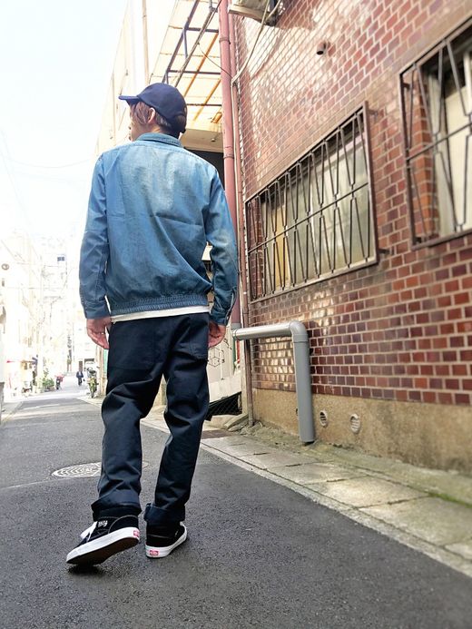 ALDIES Fire Chambray Shirt / blue