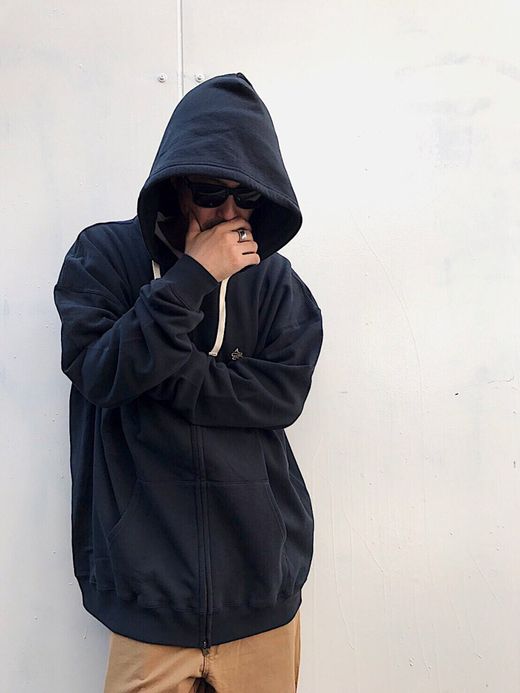 ALDIES Ultra Large Zip Parka / black