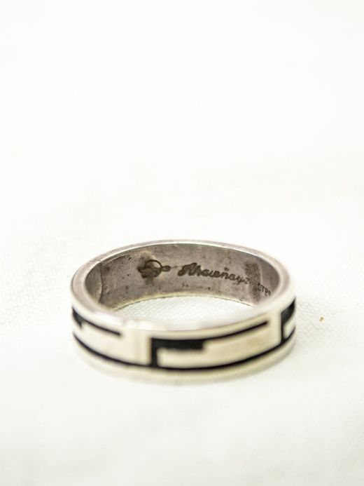 Indian Jewelry HOPI OVERLAY RING / TYPE E
