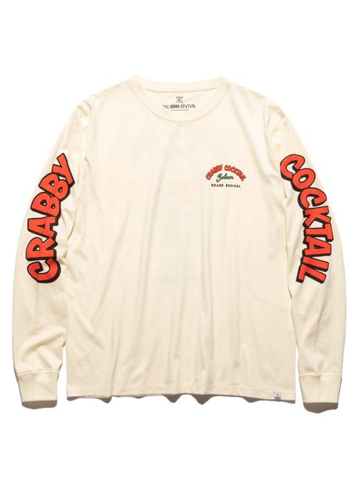 ROARK REVIVAL RLTJ653 / "CRABBY COCKTAIL" L/S TEE / NATURAL