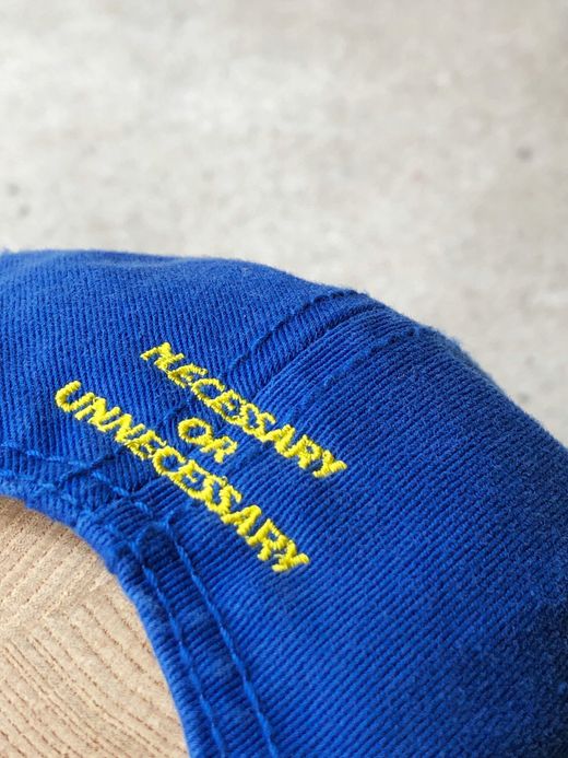 NECESSARY or UNNECESSARY 90030241 / JET CAP/HEAVY STECHED / BLUE