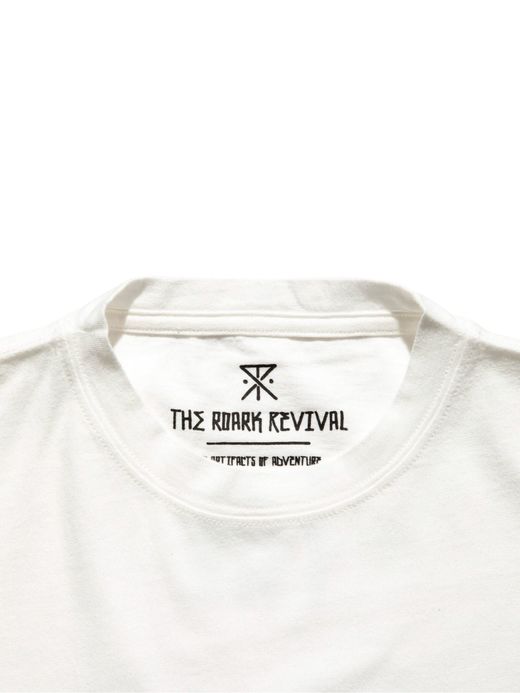 ROARK REVIVAL RTJD601 / "COMPANY OF WAYWARD" TEE / WHITE