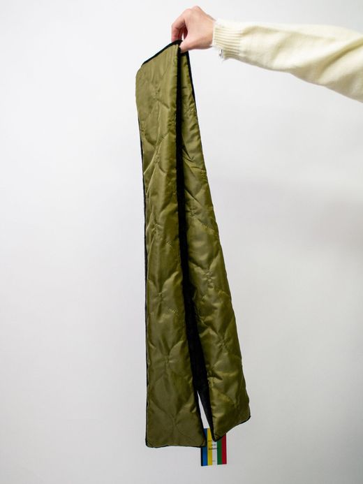 VOO VOO-SPG-078 / REV STOLE / OLIVE×BLACK