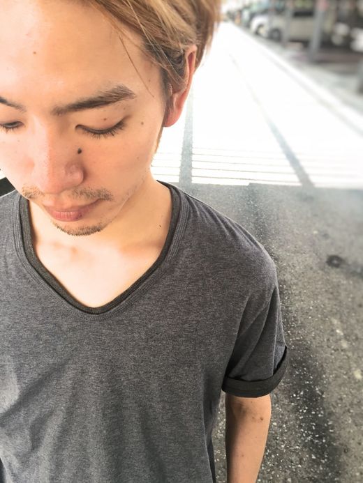 remilla オーコットVネックTee / NVY, MK