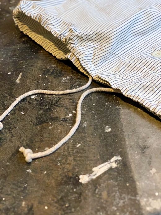 ANACHRONORM AN029 / S/S COVERALL SHIRT / WHITE