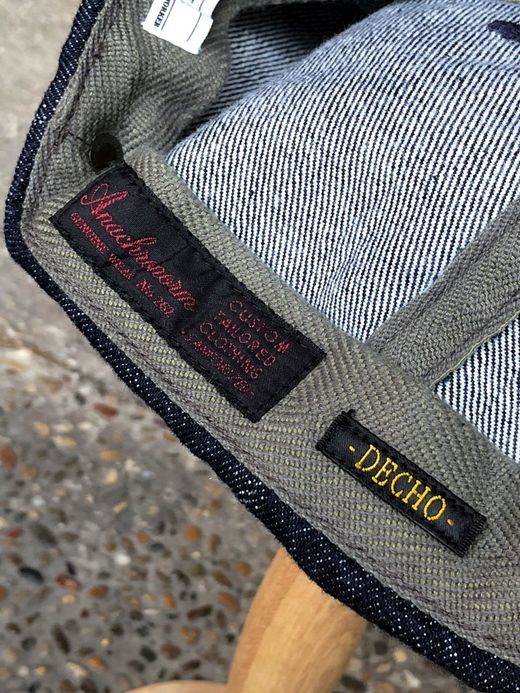 ANACHRONORM ANDC-043 / DENIM BALL CAP / INDIGO × NAVY ST.