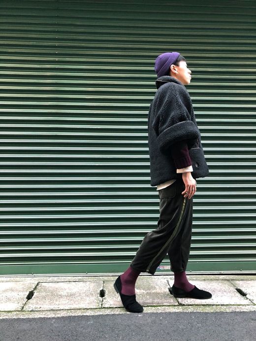ALDIES Bonds Short Coat / black