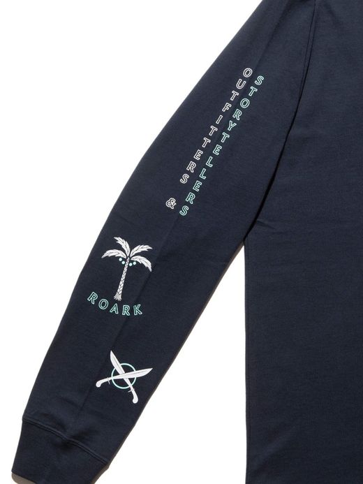 ROARK REVIVAL RLTJ604 / "WILDLIFE" L/S TEE / NAVY