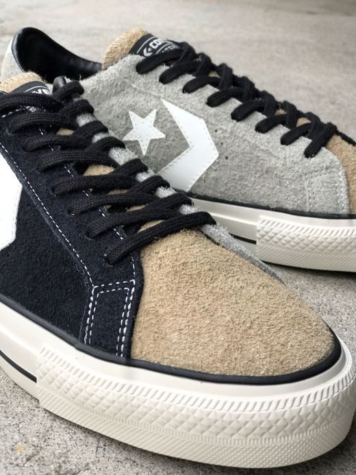 CONVERSE SKATEBOARDING 34200431 / PRORIDE SK OX + / BLACK/BEIGE/GRAY