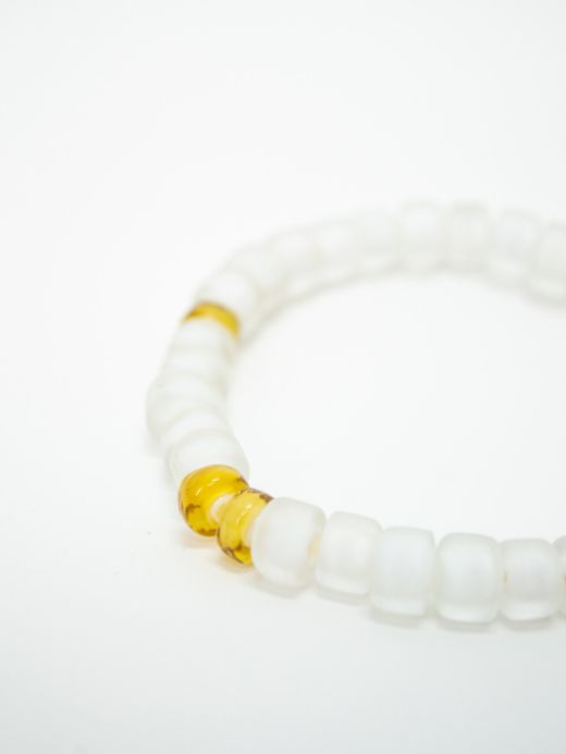 VOO VOO-URL-001 / "WHITE HEARTS" BRACELET / CLEAR MULTI 1
