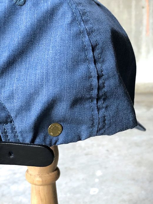 ANACHRONORM ANDC-047 / T/C LEATHER BUCKLE CAP / TOPBLUE