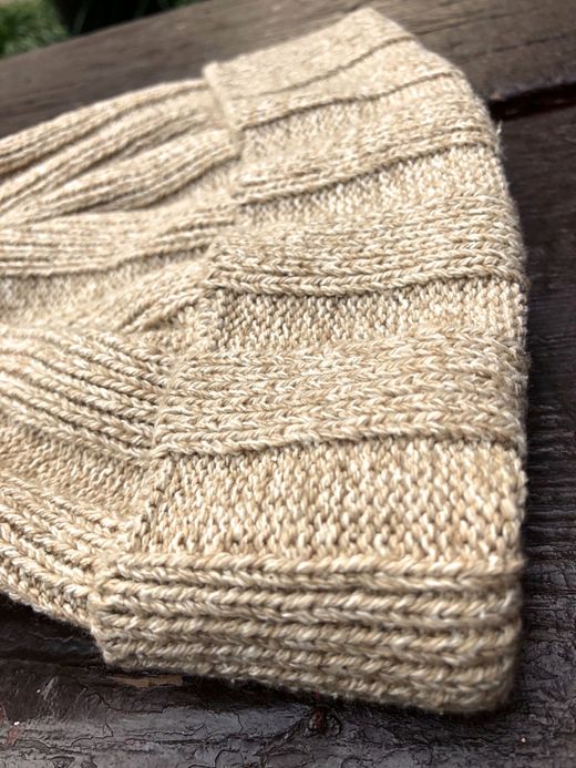 ROTOTO Mixed Silk Cotton Beanie / beige