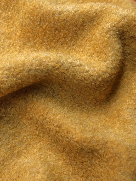 VOO VOO-886 / FLEECE PULL JKT / MUSTARD