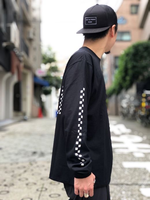 ROARK REVIVAL RLTJ553 / "WRENCHED" L/S TEE / BLACK