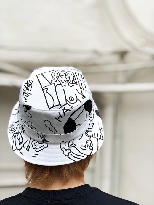 TENBOX TENBOX × FACE ACID HAT / WHITE