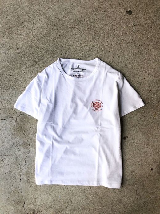 ROARK REVIVAL RTJ521 / "RUMOR KING" TEE / WHITE
