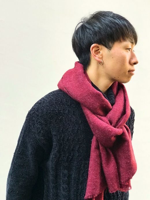 H.F and Weaver Stole / bordeaux