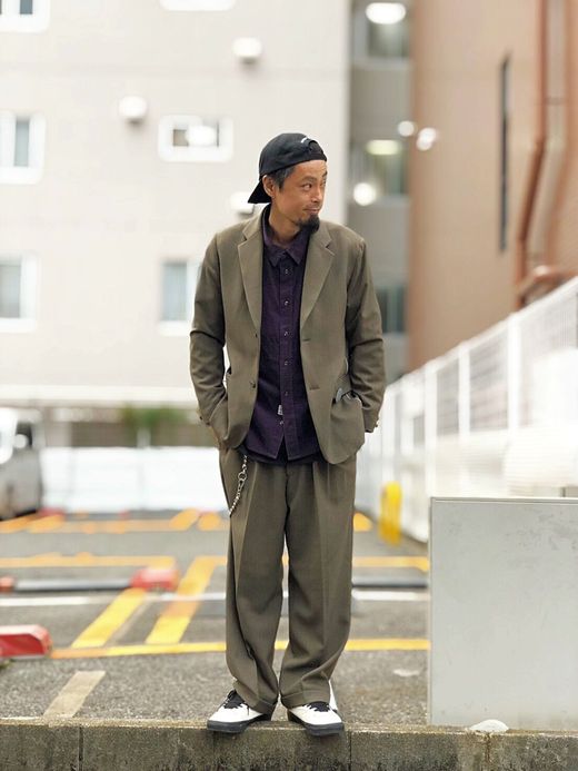 ANACHRONORM AN008 / RE-SIZE SHIRTS / PURPLE