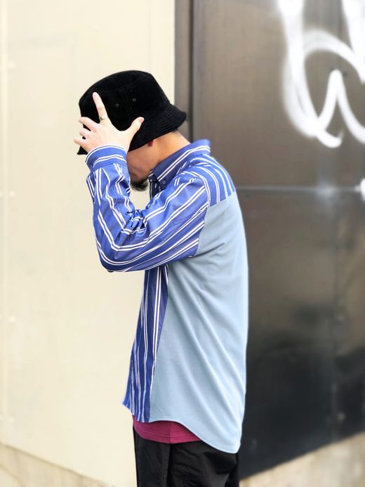 VOO VOO-898 / 零ST VOOMAL SHIRTS / BLUE