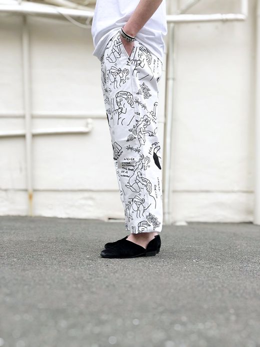 TENBOX TENBOX × FACE ACID PANTS / WHITE