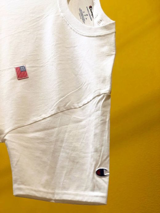 FLATBUSH Select American Flag Patch Tee / white