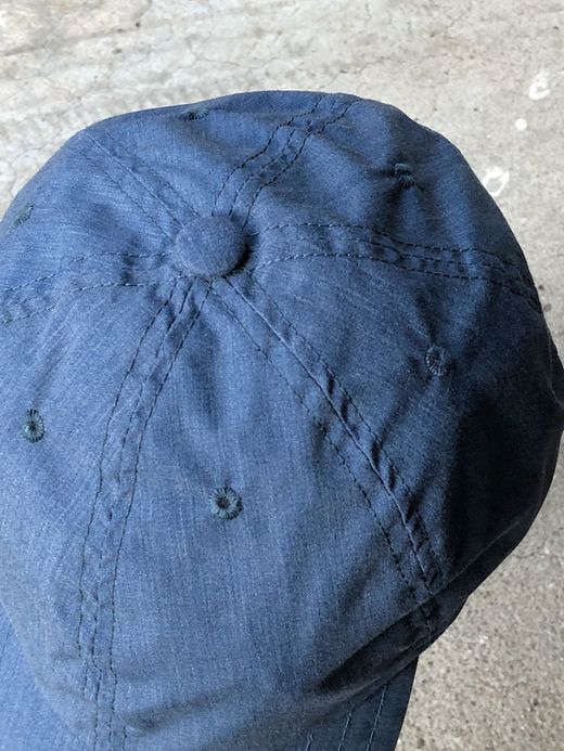 ANACHRONORM ANDC-047 / T/C LEATHER BUCKLE CAP / TOPBLUE