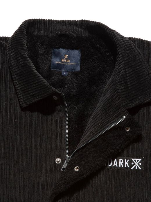 ROARK REVIVAL RJJ659 / CORDUROY COACHES JACKET / BLACK