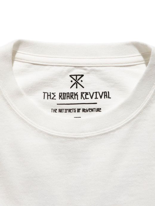 ROARK REVIVAL RLTJ603 / "JOGLO" L/S TEE / WHITE