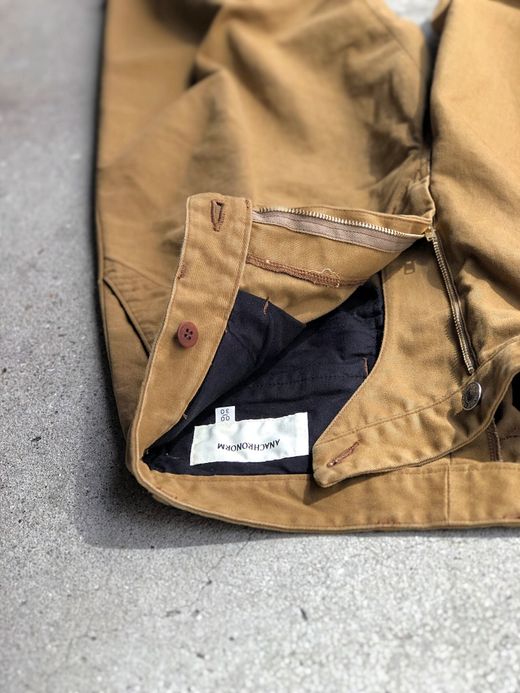 ANACHRONORM AN011 / TUCK WIDE TROUSERS / TAN