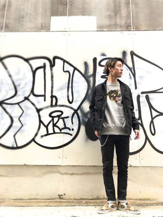 LOOKER Camo Tiger Sweat / gray