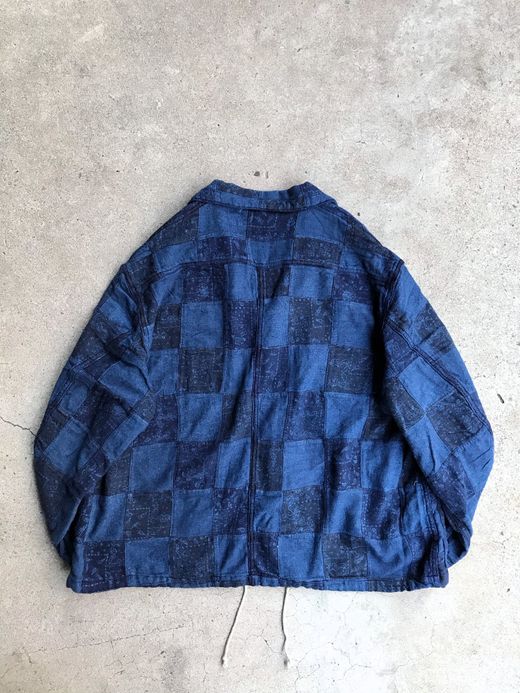 ANACHRONORM AN074-INDG / PATCH WORK COVERALL SHIRT / INDIGO