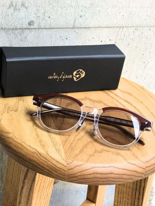 VOO VOO-1004 / CLEVER "JOCK" / CLEAR×BROWN