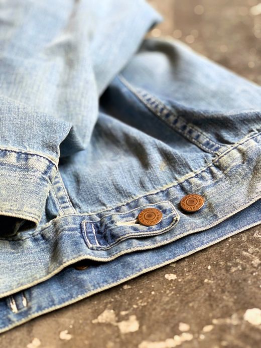 ANACHRONORM AN015W / 8oz DENIM JEAN JACKET / INDIGO AGING WASH 