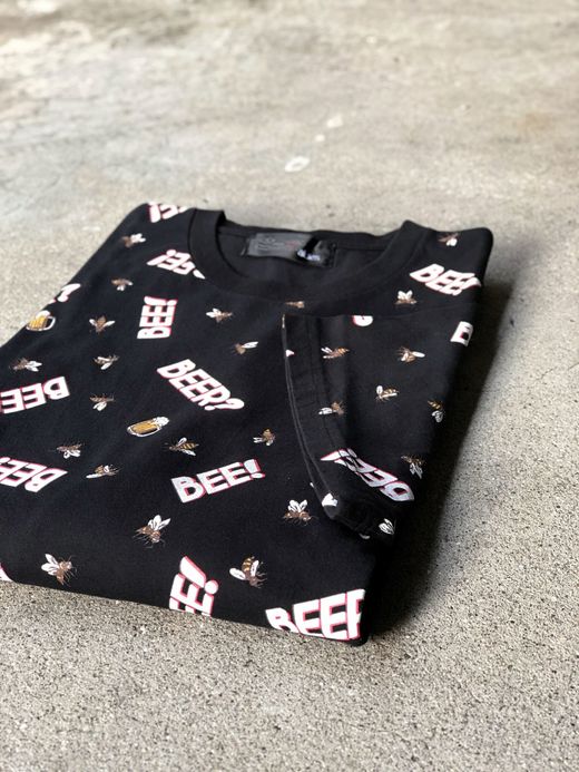 ALDIES A1022719 / BEE&BEER BIG T / BLACK