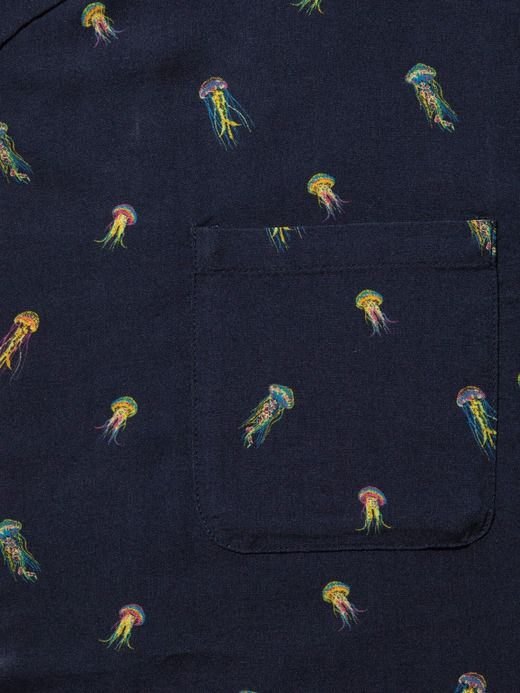 ROARK REVIVAL RWJ621 / NEMATOCYST WOVEN - COMFORT FIT / NAVY