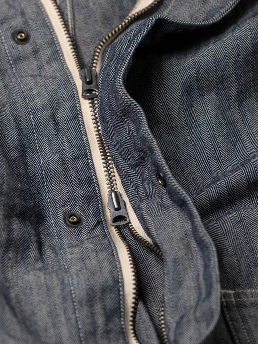 ANACHRONORM AN118 / DECK OVER PANTS / INDIGO ONE WASH