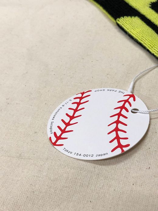 THE PARK SHOP TPS-152 / CAUTION MUFFLER ADULTS / YELLOW