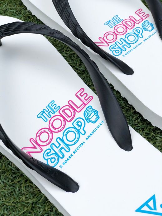 ROARK REVIVAL RABSJ500 / "THE NOODLE SHOP" BEACH SANDAL / WHITE