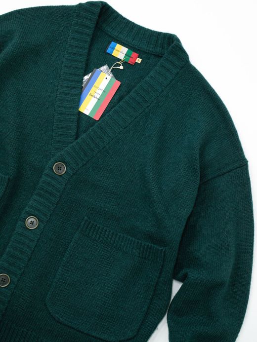 VOO VOO-1062 / FAT RIB CARDIGAN / Green