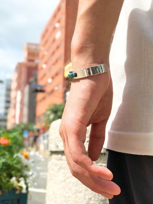 Indian Jewelry EDWARD & PATRICIA BECENTI INLAY BANGLE / TYPE B