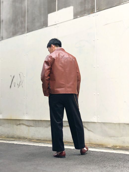 VOO VOO-955 / CORD SLACKS THICK / BLACK