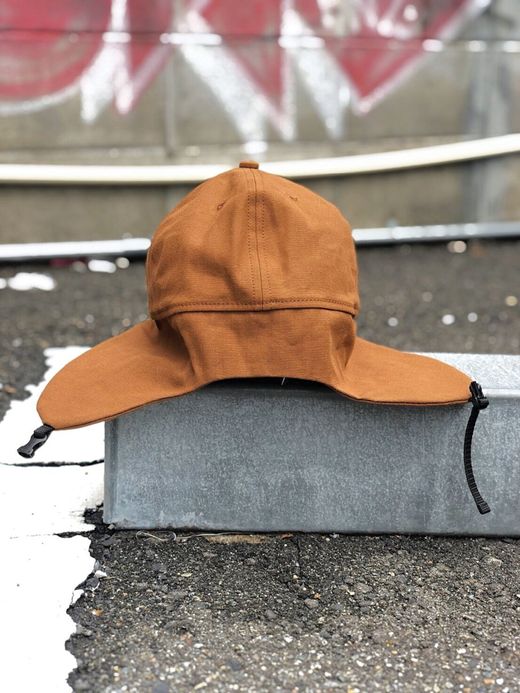 THE UNION TCH00084 / CLASSIC ONE CAP(W/EAR WARMER OF EMBROIDERY) / BROWN