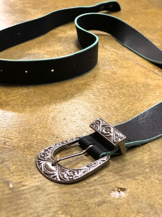 VOO Hawk Eye Leather Belt / black