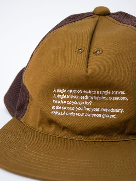 remilla R211231 / メッシュキャップ / キャメル