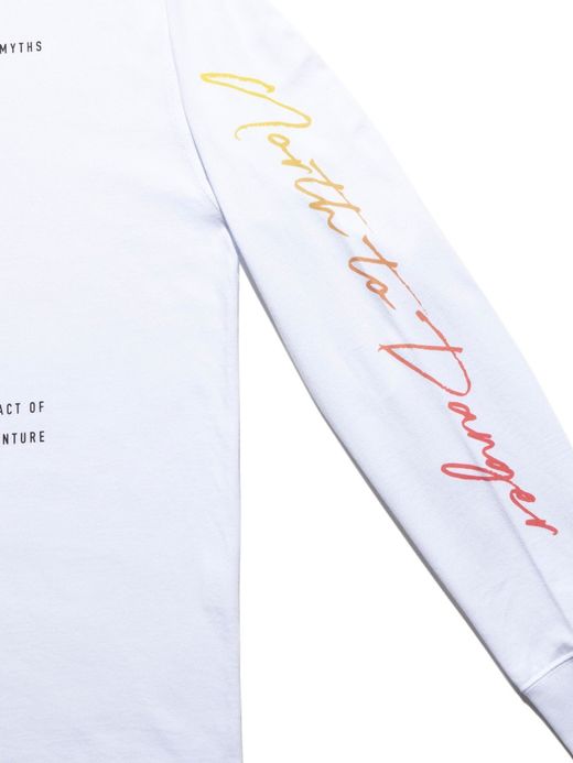 ROARK REVIVAL RLTJ650 / "TYPOLOGY" L/S TEE / WHITE