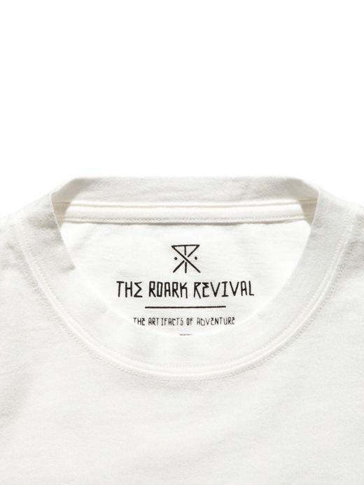 ROARK REVIVAL RTJD622 / "TRIPLONGER" TEE / WHITE